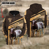 Uni Shorthorn On The Meadow Custom Name Hoodie