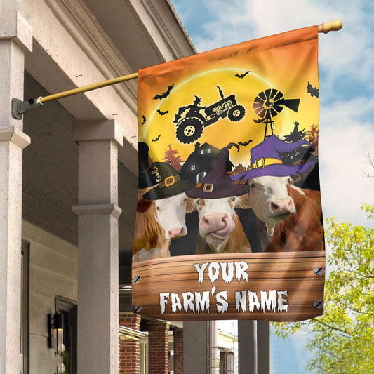 Uni Simmental Farming Customized Name 3D Flag