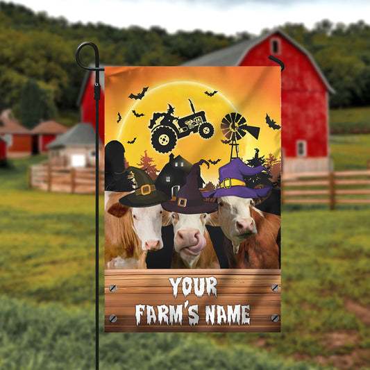 Uni Simmental Farming Customized Name 3D Flag