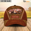 Uni Beefmaster Happy Face Cattle Customized Name Cap