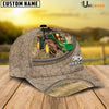 Uni Tractor Happiness Farming Life Customized Name Cap