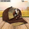 Uni Hereford Amazing Farm Leather Pattern Customized Name Cap