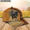 Uni Dexter Ranch Lift Leather Pattern Customized Name Cap