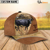 Uni Dexter Cattle Personalized Name Brown Farm Cap