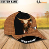 Uni Texas Longhorn Rattan Pattern Customized Name Cap