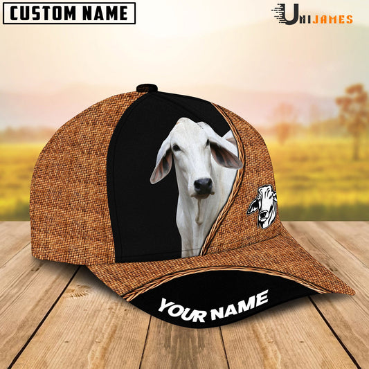 Uni Brahman Rattan Pattern Customized Name Cap