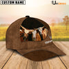 Uni Texas Longhorn Happiness Farming Life Customized Name Cap