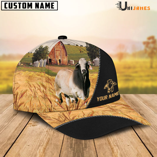 Uni Brahman Barn Farm Black Customized Name Cap