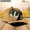 Uni Holstein Cattle Black & Yellow Personalized Name Cap