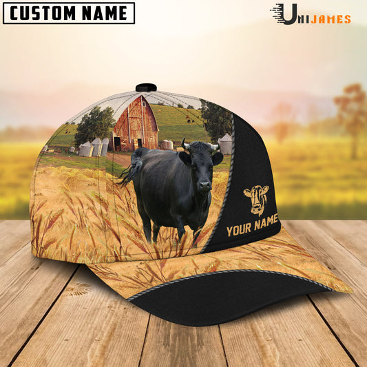 Uni Dexter Barn Farm Black Customized Name Cap