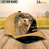 Uni TX Longhorn Cattle Black & Yellow Personalized Name Cap