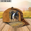 Uni Belted Galloway Ranch Lift Leather Pattern Customized Name Cap