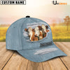 Uni Simmental Jeans Style Pattern Customized Name Cap