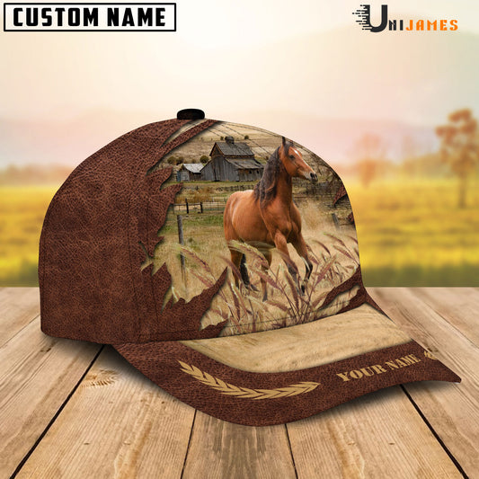 Uni Horse Meadow Life Customizes Name Cap