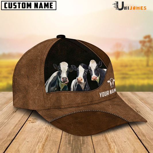 Uni Holstein Happiness Farming Life Customized Name Cap