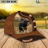 Uni Black Angus Farming Life Customized Name Cap