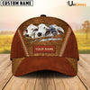 Uni Brahman Happy Face Cattle Customized Name Cap