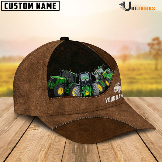 Uni Tractor Happiness Farming Life Customized Name Cap