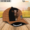 Uni Shorthorn Rattan Pattern Customized Name Cap