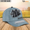 Uni Black Horse Jeans Style Pattern Customized Name Cap