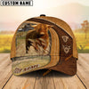 Uni Highland Ranch Lift Leather Pattern Customized Name Cap