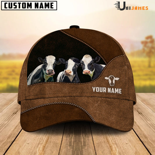 Uni Holstein Happiness Farming Life Customized Name Cap