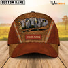 Uni Wagyu Happy Face Cattle Customized Name Cap