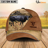 Uni Dexter Cattle Personalized Name Brown Farm Cap