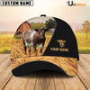 Uni Shorthorn Barn Farm Black Customized Name Cap