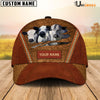 Uni Speckle Park Happy Face Cattle Customized Name Cap