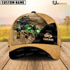 Uni Tractor Cattle Black & Yellow Personalized Name Cap