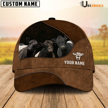 Uni Belted Galloway Happiness Farming Life Customized Name Cap