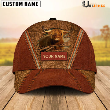 Uni Happy Highland Customized Name Cap