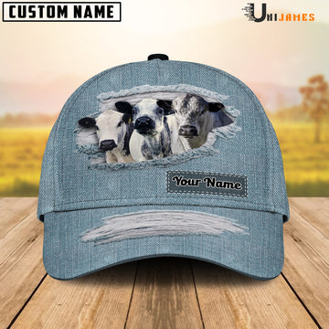 Uni Speckle Park Jeans Style Pattern Customized Name Cap