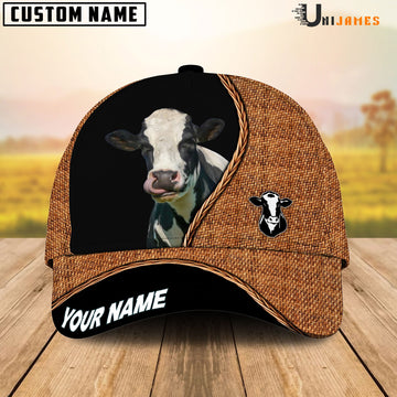Uni Holstein Rattan Pattern Customized Name Cap