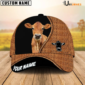 Uni Jersey Rattan Pattern Customized Name Cap