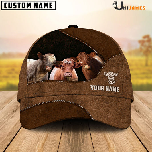 Uni Shorthorn Happiness Farming Life Customized Name Cap