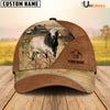 Uni Brahman Cattle Personalized Name Brown Farm Cap