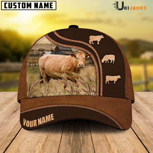Uni Limousin Farming Life Customized Name Cap