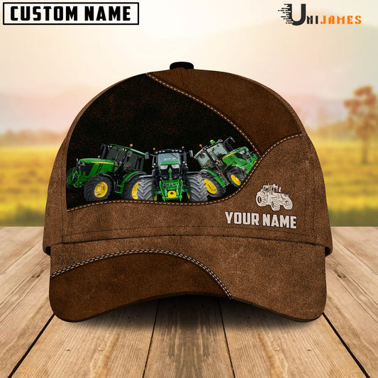 Uni Tractor Happiness Farming Life Customized Name Cap