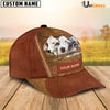 Uni Brahman Happy Face Cattle Customized Name Cap