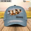 Uni Simmental Jeans Style Pattern Customized Name Cap