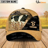 Uni Holstein Cattle Black & Yellow Personalized Name Cap