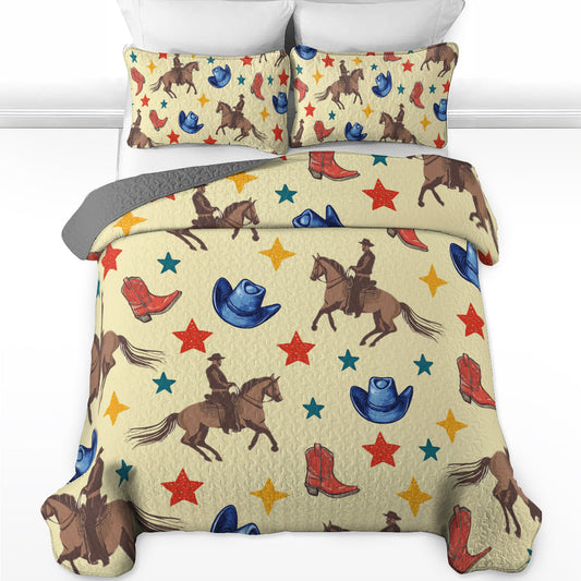 Uni All Season Quilt 3-Piece Set Wild West Vibes
