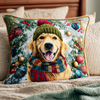 Holiday Golden Spirit Quilted Pillow Case NCU0TD682