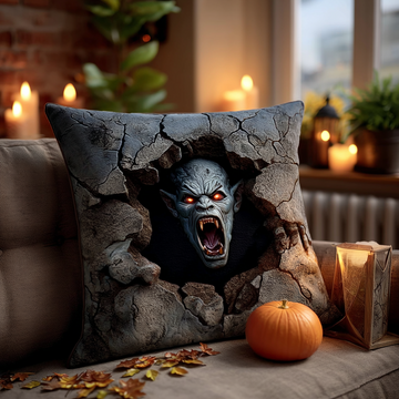 Howl Of The Damned Quilted Pillow Case NCU0TV487