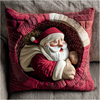 Chimney Santa Claus Illusion Quilted Pillow Case NCU0HH361