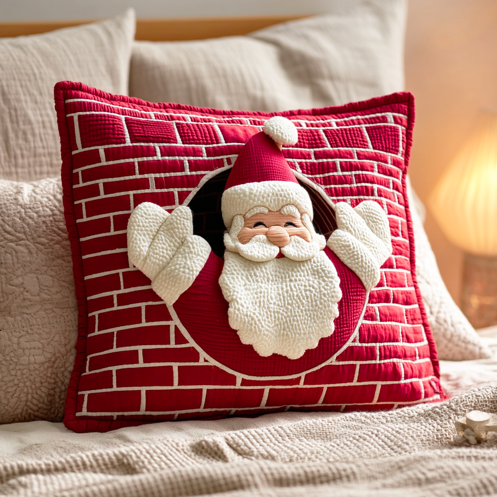 Santa Night Quilted Pillow Case NCU0TD344