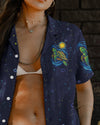 UNIJAMES SALTWATER HEALS EVERYTHING TURTLE HAWAIIAN SHIRT