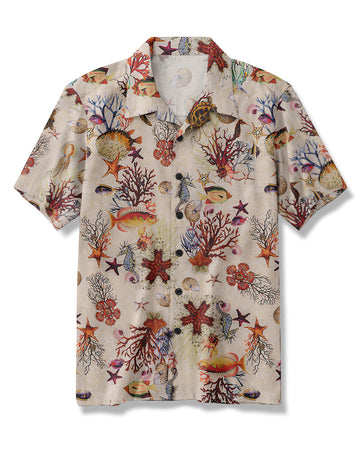 UNIJAMES OCEAN MELODY HAWAIIAN SHIRT